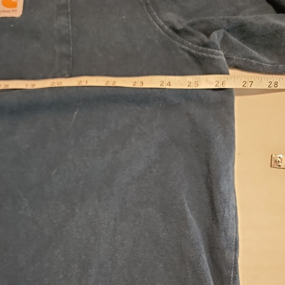 Carhartt Men's Blue Short Sleeve Tee - Picture 4 of 7